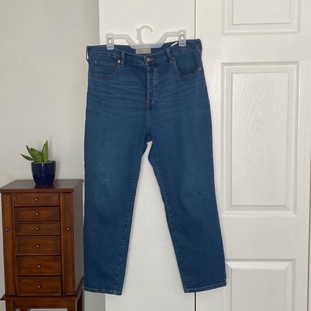Everlane High Rise Slim Straight